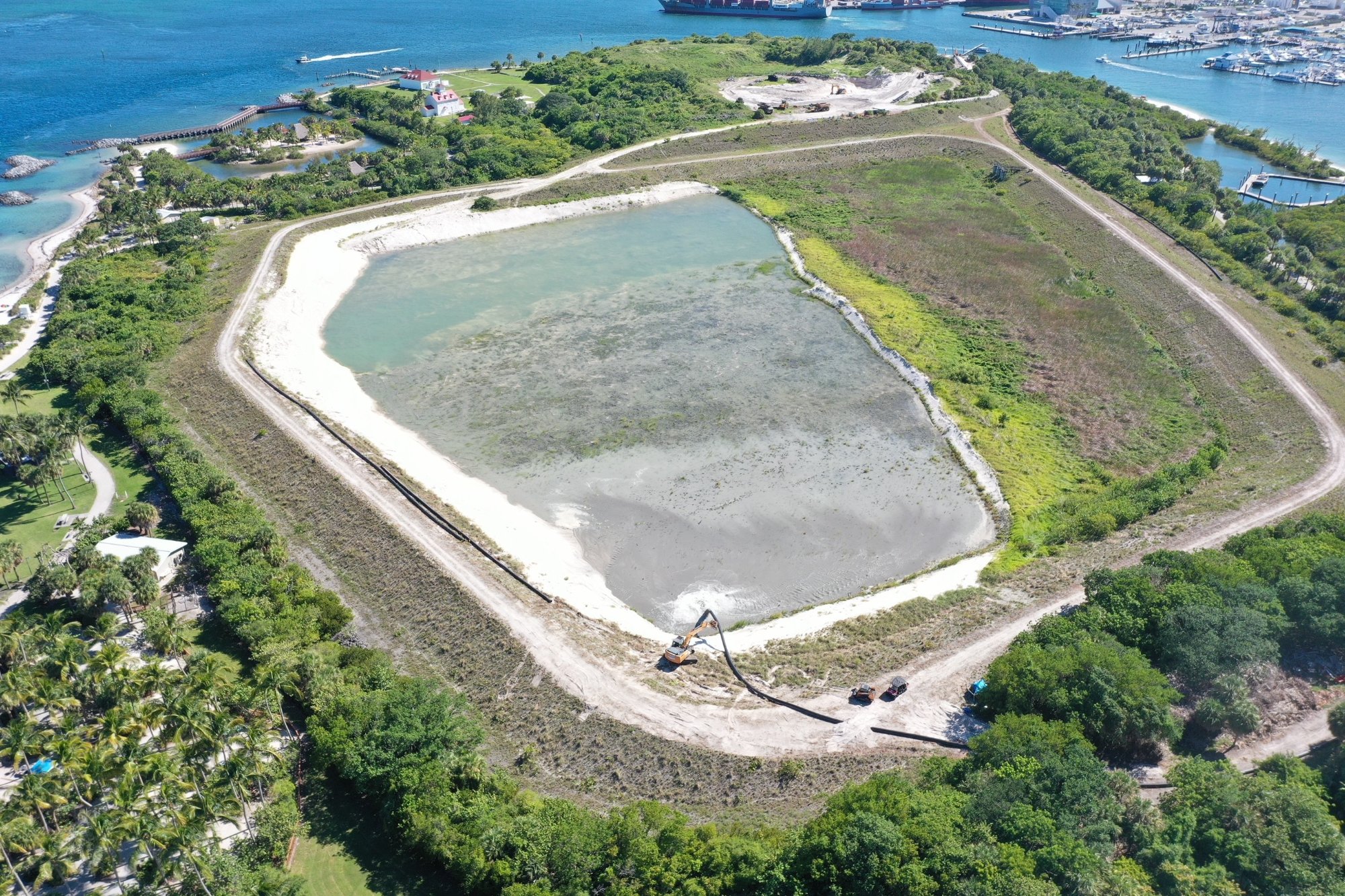Peanut Island disposal area